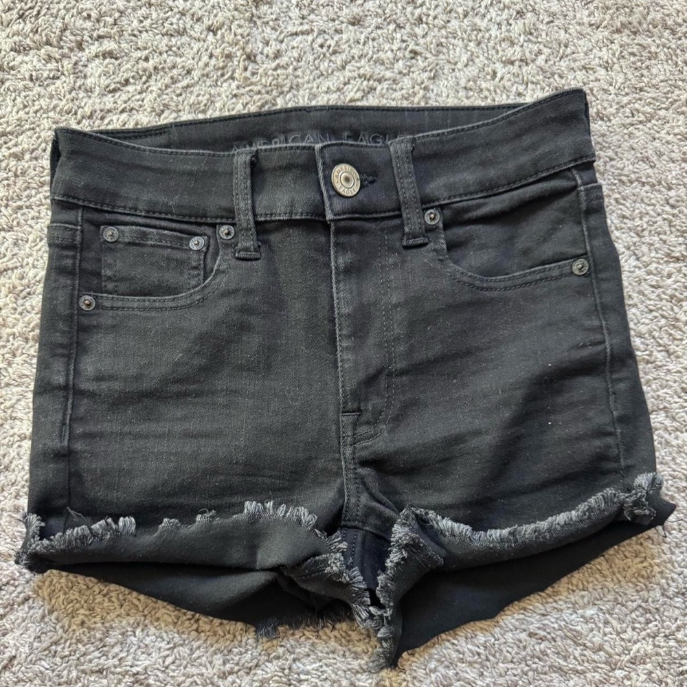American Eagle Outfitters Black Jean Shorts